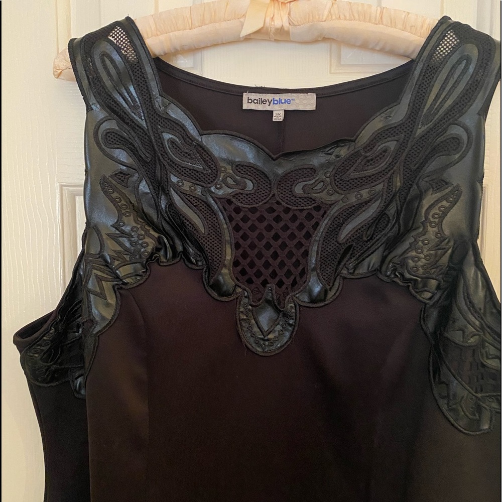 Bailey Blue Black Dress 👗 size 3X